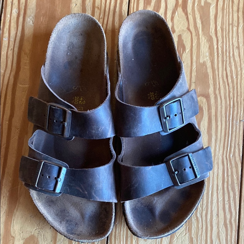 Birkenstock Brown Leather Sandals
